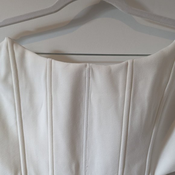 White Strapless Corset Top - BNWOT (CARLIE TOP WHITE) - Picture 8 of 10